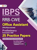 IBPS RRB-CWE Office Assistant (Multipurpose) Preliminary --25 Practice Papers 