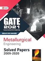 GATE 2021 Metallurgical Engineering Solved Papers (2009-2020) 