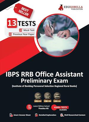 EduGorilla IBPS RRB Office Assistant Prelims Book 2023 (English Edition) - 10 Full Length Mock Tests and 3 Previous Year Papers with Free Access to Online Tests