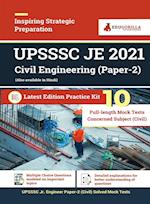 UPSSSC JE Civil Engineering (Paper II) Concerned Subject (Civil and Structural) Exam 2023 - 10 Full Length Mock Tests (1200 Solved Questions) with Free Access to Online Tests