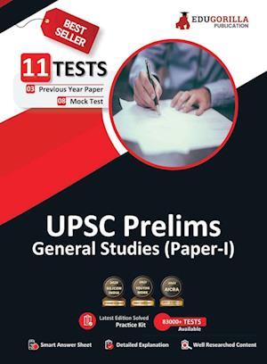 UPSC Prelims General Studies (Paper 1) Book 2023 (English Edition) - 8 Mock Tests and 3 Previous Year Papers (1300 Solved Objective Questions) with Free Access to Online Tests