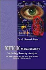 Portfolio Management (Including Security Analysis) For MBA (Finance), M.Com., MFA, MFC, PGDBA, PGDBM, PGDFM and CFA