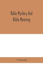 Bible mystery and Bible meaning 