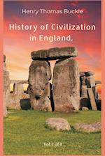 History of Civilization in England, Vol. 1 of 3 