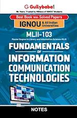 MLII-103 Fundamentals of Information Communication Technologies 