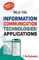 MLII-104 Information Communication Teachnologies-Applications 