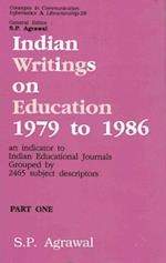 Indian Writings on Education 1979 to 1986: An Indicator to Indian Educational Journals Grouped by 2465 Subject Descriptors Part-1 (Concepts in Communication Informatics and Librarianship-28)