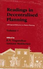 Readings in Decentralised Planning: With special Reference to District Planning