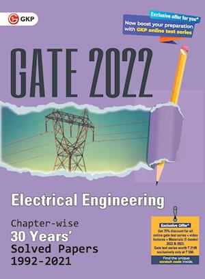 GATE 2022 Electrical Engineering - 30 Years Chapterwise Solved Paper (1992-2021)