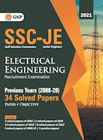 SSC 2021 Junior Engineers Paper I - Electrical Engineering - 34 Previous Years Solved Papers (2008-20) 