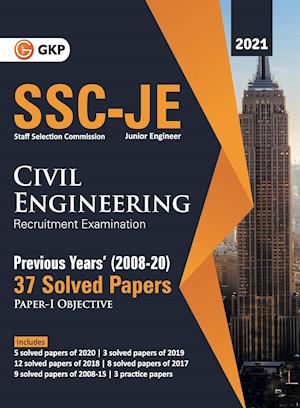 SSC 2021 Junior Engineers Paper I - Civil Engineering - 37 Previous Years Solved Papers (2008-20)