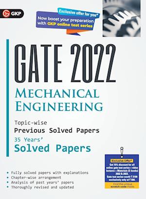 GATE 2022 Mechanical Engineering - 35 Years Topic-wise Previous Solved Papers