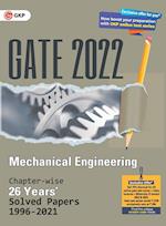 GATE 2022 Mechanical Engineering - 26 Years Chapter-wise Solved Papers (1996-2021) 