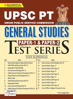 UPSC PT GS Paper-1 & 2 Test Series Eng