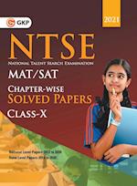 NTSE 2020-21 Class 10th (MAT & SAT) - Chapter wise Solved Papers (National Level 2012 to 2020 & State Level 2014 to 2020) 