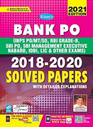 Bank PO MT-SO, RBI, SBI PO, SBI Mang Solved Paper-E-2021 New (26-Sets) Code-3068 (Repair)