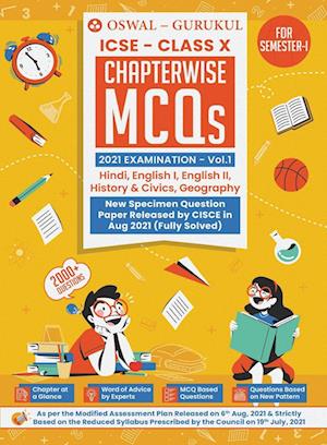 Chapterwise MCQs Vol I for Hindi, English I, English II, History & Civics, Geography