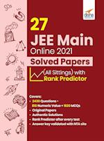 27 JEE Main Online 2021 Solved Papers (All sittings) with Rank Predictor 