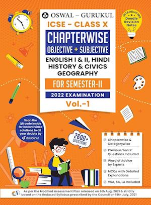 Oswal-Gurukul Chapterwise Objective + Subjective Vol I for English I, English II, Hindi, Civics, History & Geography