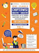 Oswal-Gurukul Chapterwise Objective + Subjective Vol I for English I, English II, Hindi, Civics, History & Geography