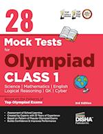 28 Mock Test Series for Olympiads Class 1 Science, Mathematics, English, Logical Reasoning, GK & Cyber 3rd Edition 