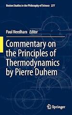 Commentary on the Principles of Thermodynamics by Pierre Duhem