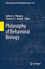 Philosophy of Behavioral Biology