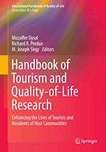 Handbook of Tourism and Quality-of-Life Research