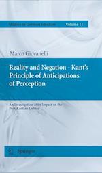 Reality and Negation - Kant's Principle of Anticipations of Perception