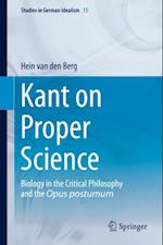 Kant on Proper Science