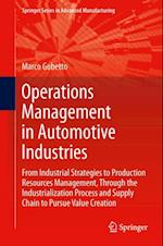 Operations Management in Automotive Industries