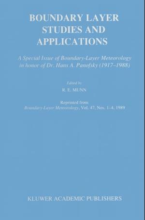 Boundary Layer Studies and Applications