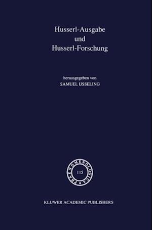 Husserl-Ausgabe und Husserl-Forschung