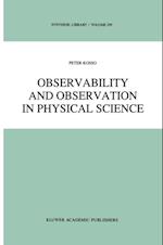 Observability and Observation in Physical Science