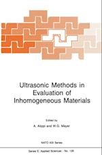 Ultrasonic Methods in Evaluation of Inhomogeneous Materials