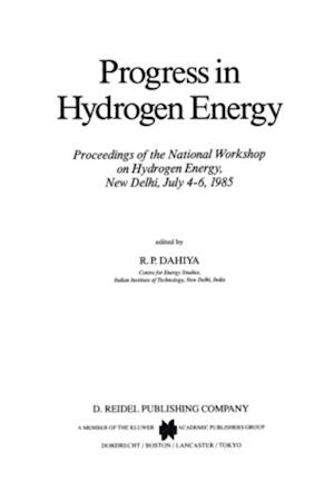 Progress in Hydrogen Energy