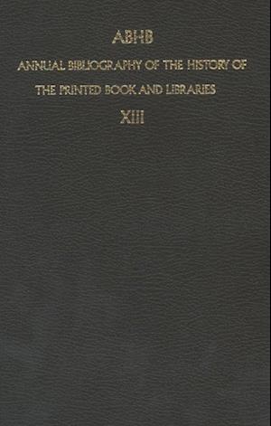 ABHB Annual Bibliography of the History of the Printed Book and Libraries