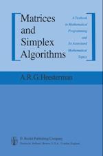 Matrices and Simplex Algorithms