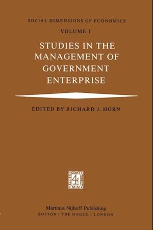 Studies in the Management of Government Enterprise