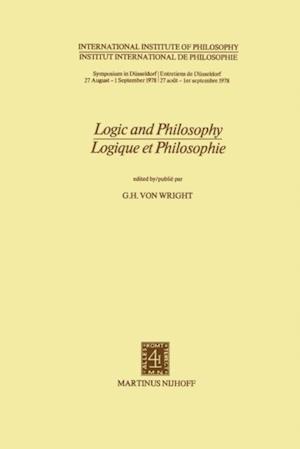 Logic and Philosophy / Logique et Philosophie