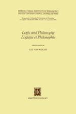Logic and Philosophy / Logique et Philosophie