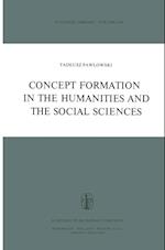 Concept Formation in the Humanities and the Social Sciences