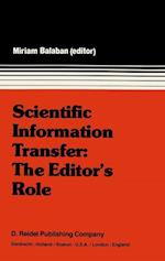 Scientific Information Transfer: The Editor’s Role