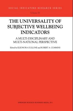 Universality of Subjective Wellbeing Indicators