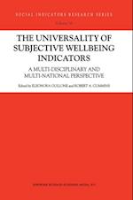 Universality of Subjective Wellbeing Indicators