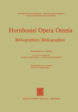 Hornbostel Opera Omnia