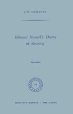 Edmund Husserl's Theory of Meaning