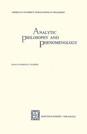 Analytic Philosophy and Phenomenology
