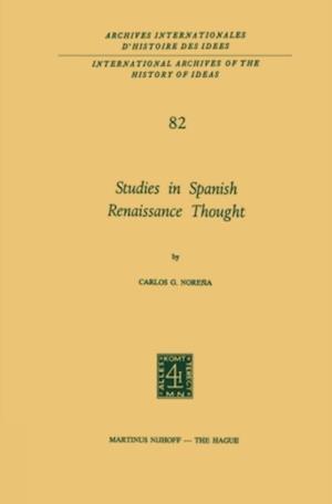 Studies in Spanish Renaissance Thought