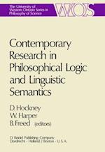 Contemporary Research in Philosophical Logic and Linguistic Semantics